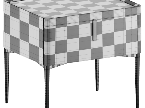 Bedside Desk Cabinet 3D Model