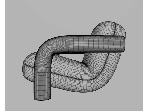 Spot Armchair 3D Model