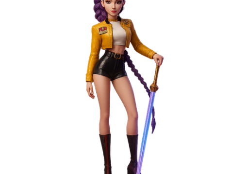 Rumi k pop setan Model 3D