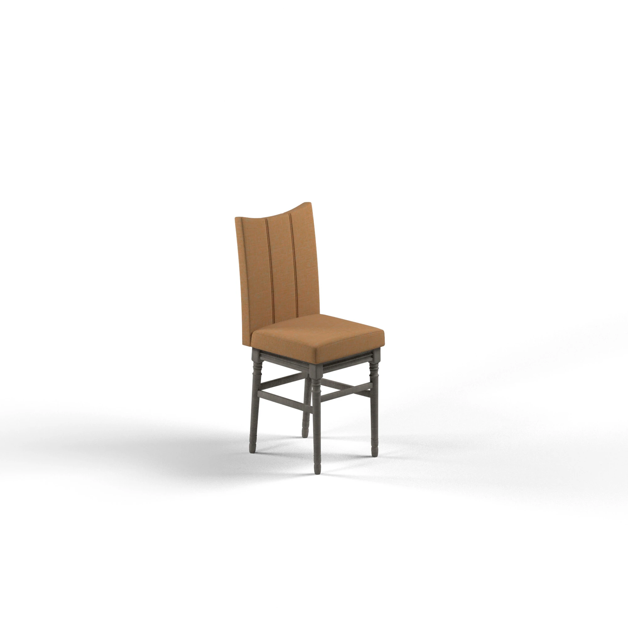 Tuxedo Dining Chair 3D Model .c4d .max .obj .3ds .fbx .stl .blend