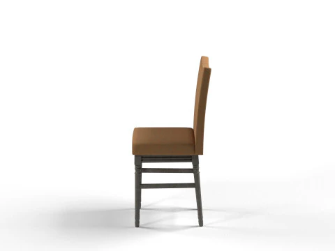 Tuxedo Dining Chair 3D Model