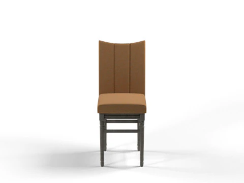 Tuxedo Dining Chair 3D Model