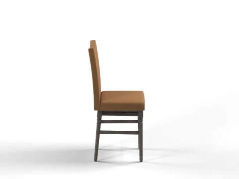 Tuxedo Dining Chair 3D Model