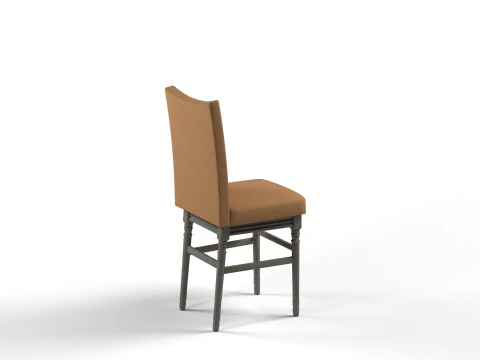 Tuxedo Dining Chair 3D Model
