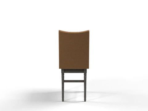 Tuxedo Dining Chair 3D Model