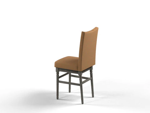 Tuxedo Dining Chair 3D Model