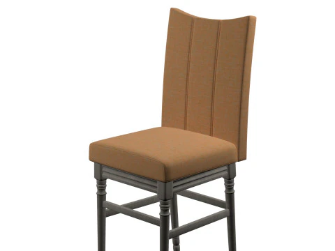 Tuxedo Dining Chair 3D Model