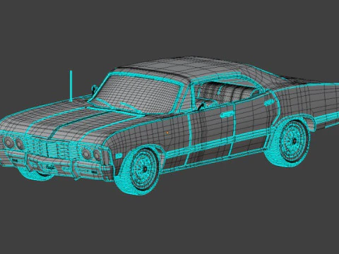 1967 Chevrolet Impala 3D Model