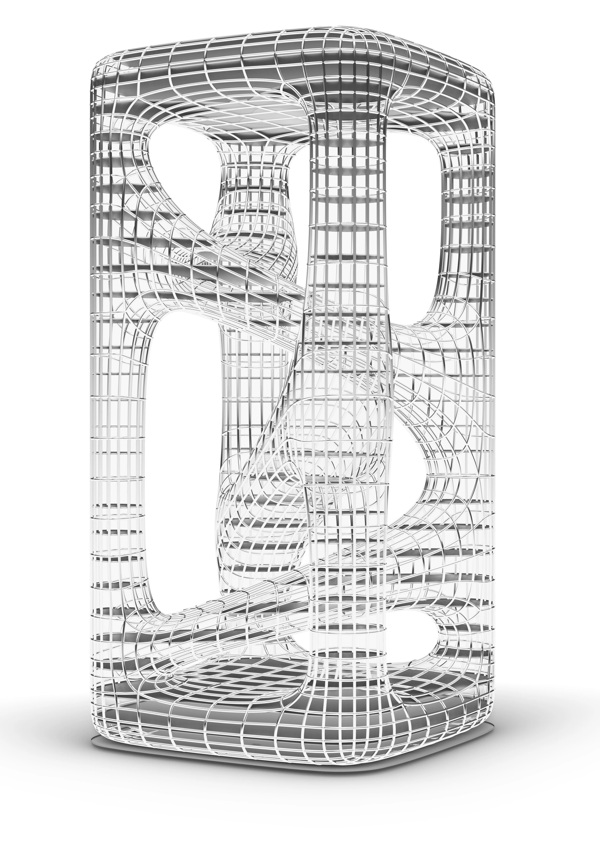 Modern Tower Building 3D Model .c4d .max .obj .3ds .fbx .stl .blend 