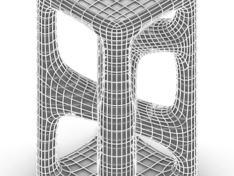 Modern Tower Building 3D Model