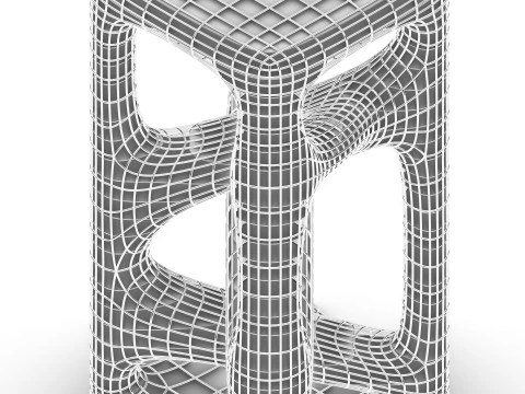 Modern Tower Building 3D Model