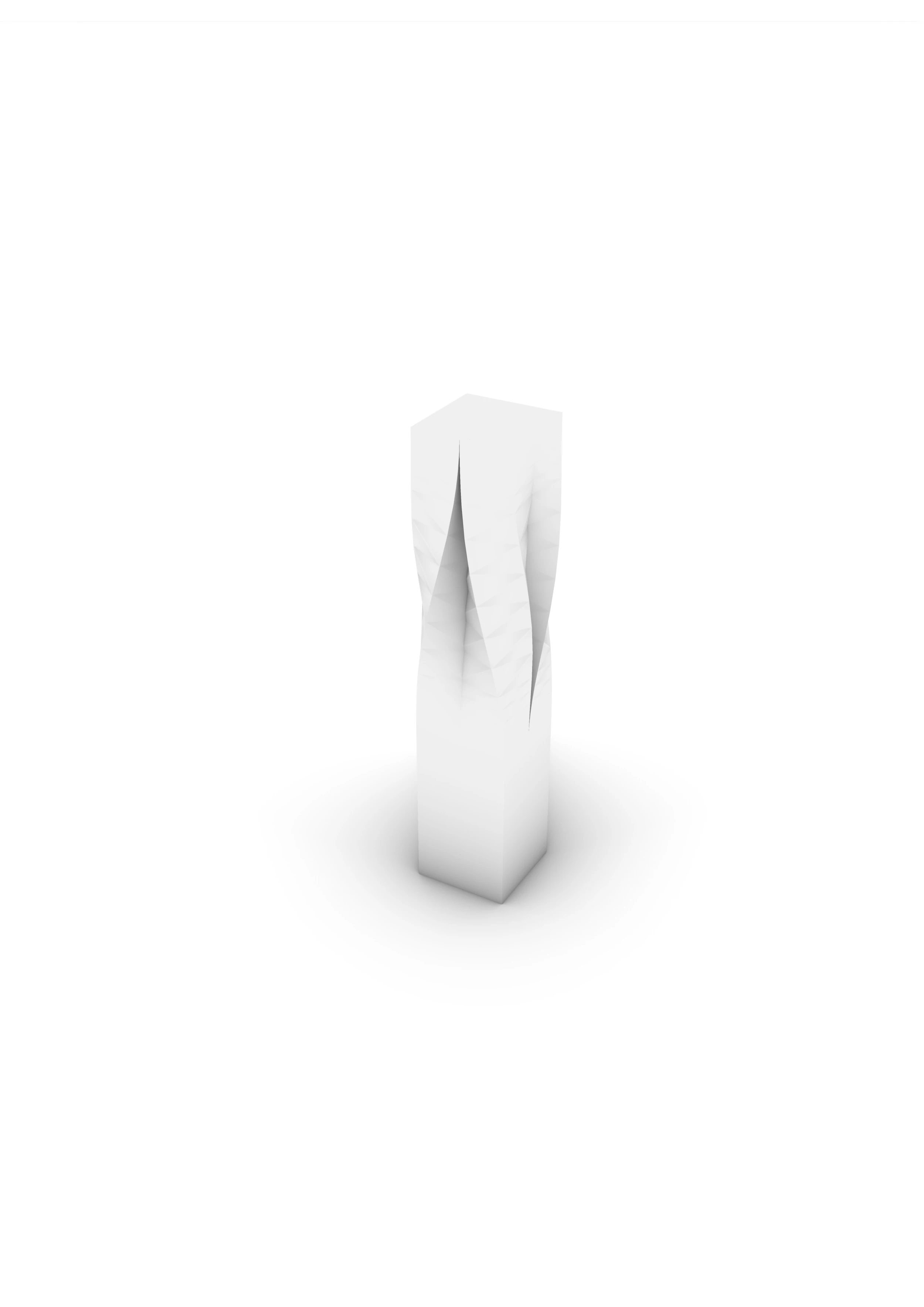 Twisted Tower Building 3D Model .c4d .max .obj .3ds .fbx .stl .blend 
