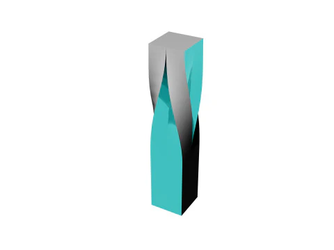 Twisted Tower Building 3D Model