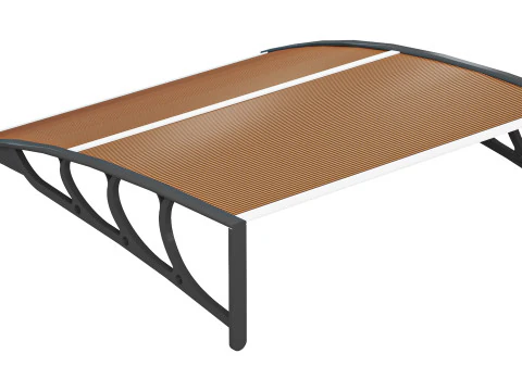 Polycarbonate Window Awning Patio Canopy 3D Model