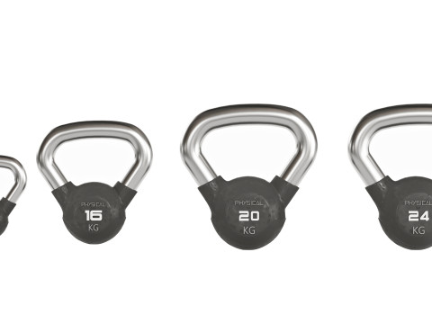 Physical Performance Polyurethane Kettlebells 3D Model