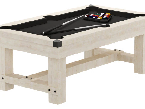Table de billard American Legend Bayville Modèle 3D