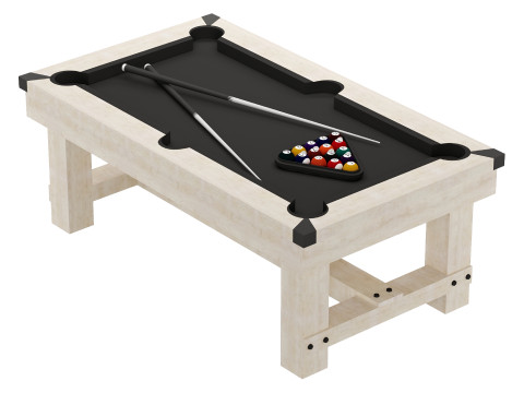 American Legend Bayville Billiard Table 3D Model