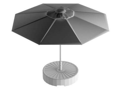 Pierpoint Market Umbrella 3D Model