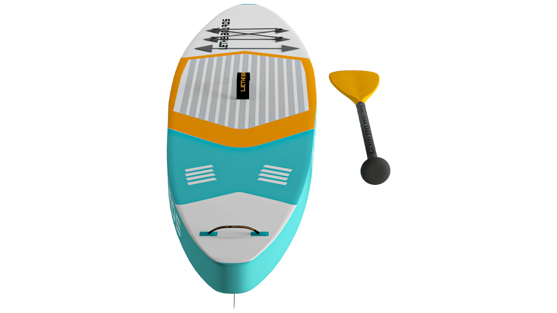 Lethe Boards EOS Paddle Board 3D Model .c4d .max .obj .3ds .fbx .stl .blend 