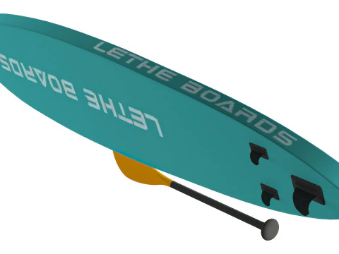 Lethe Boards EOS Paddle Board 3D Model