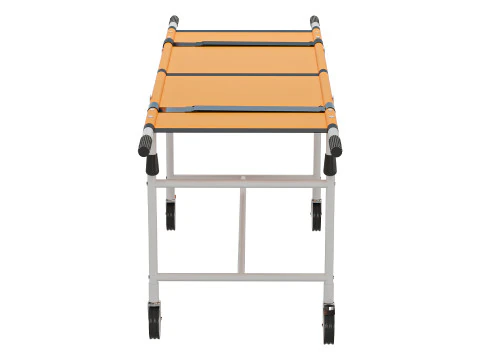 Hospital Ambulance Stretcher Trolley 3D Model