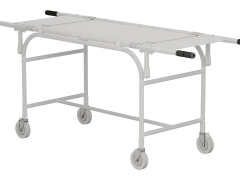 Hospital Ambulance Stretcher Trolley 3D Model