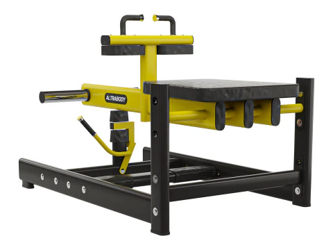 Elevação de panturrilha sentada com placa carregada Modelo 3D