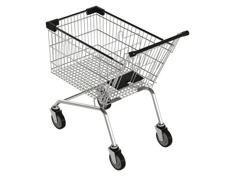 Shopping Trolley Euro 150L 3D Model