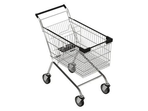 Shopping Trolley Euro 150L 3D Model
