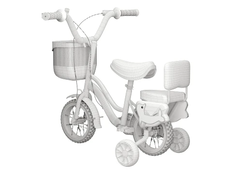 Children 4-Walk for Boys and Girls Aged 3-10 corona 3D Model