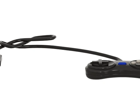 Gamepad for Mega Drive Megadrive Sega MD Genesis 3D 모델