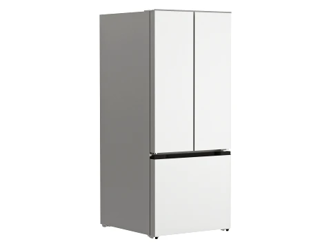 Counter Depth 3-Door French Door Refrigerator 3D Model