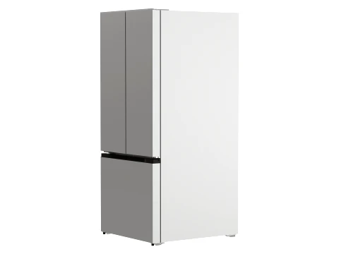 Counter Depth 3-Door French Door Refrigerator 3D Model