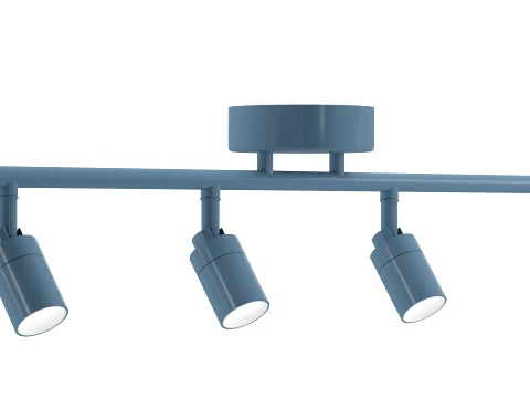 Shura 4-Light Integrated LED Track Light 3D Model