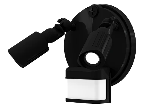 Security Flood Light with Motion Sensor 3D Model