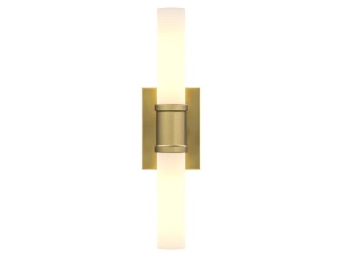 Evelien 2-Light Dimmable Metal Vanity Light 3D Model