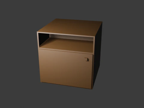 Low Poly Horror Interior Pack 3D Model