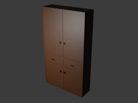 Low Poly Horror Interior Pack 3D Model