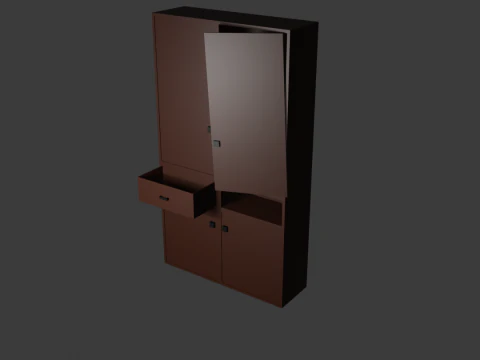 Low Poly Horror Interior Pack 3D Model