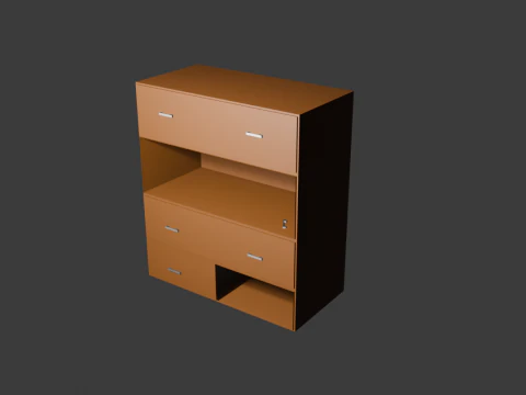 Low Poly Horror Interior Pack 3D Model