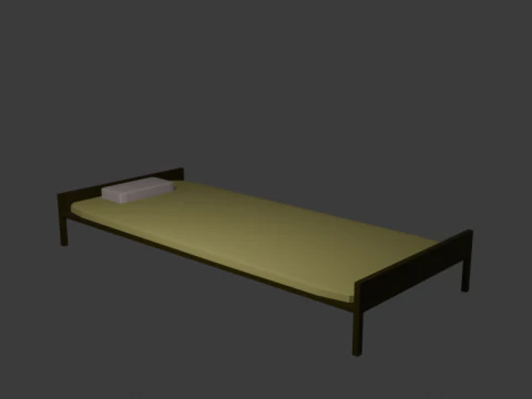 Low Poly Horror Interior Pack 3D Model