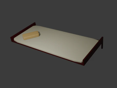 Low Poly Horror Interior Pack 3D Model