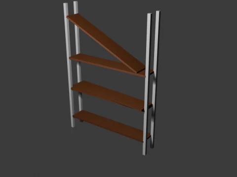 Low Poly Horror Interior Pack 3D Model