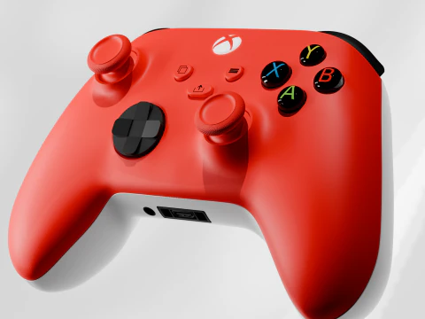 Kontroler Xboxa Model 3D