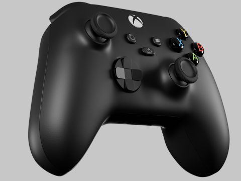 Kontroler Xboxa Model 3D