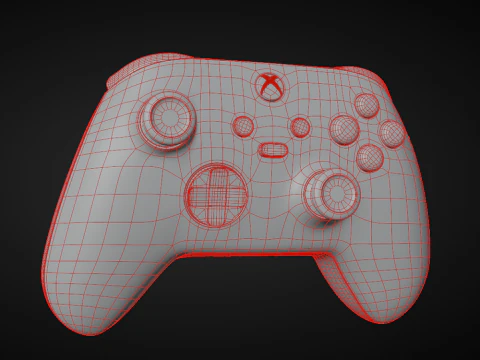Controlador Xbox Modelo 3D