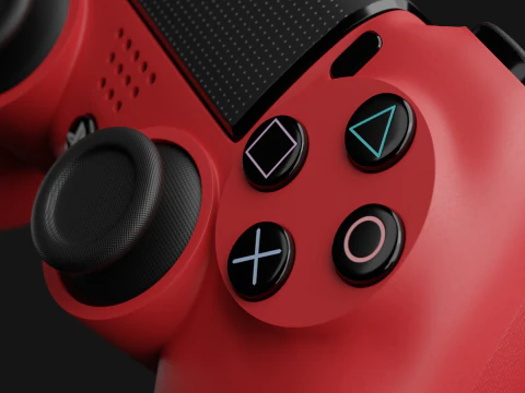 Playstation Controller 3D Model