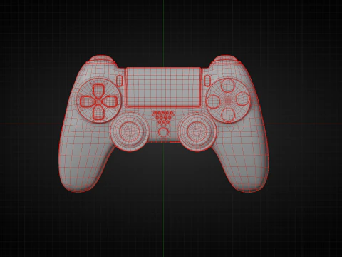 Playstation Controller 3D Model