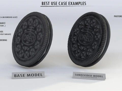 Oreo-Keks 3D Modell