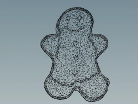 ジンジャーブレッド - 3Dモデル